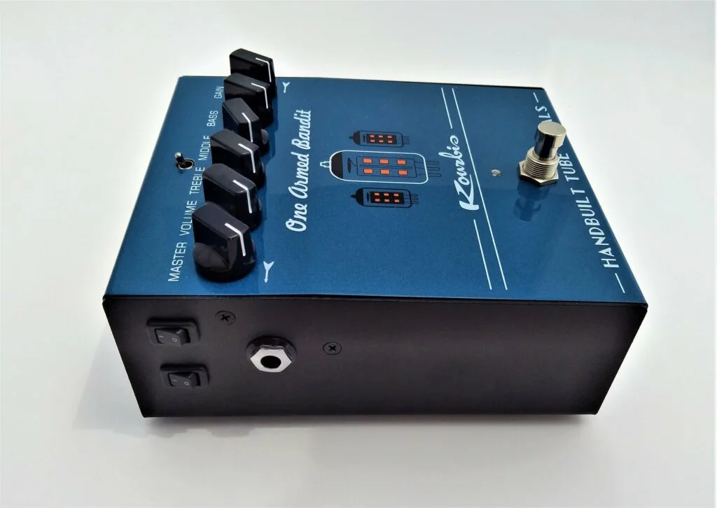 One Armed Bandit tube preamp pedal front